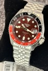 New Full   set Seiko 5 Sports Gmt Limited Edition Ssk031k1  a k a Passion Red 