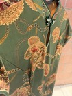 Green Satin Cheongsam   Qipao Dress Vibe  Coquette  Vintage Chic  Indie Sleaze