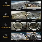 Automotive Headlight Restoration Kit Car Lens Lamp Polishing Cleaner Repair Tool