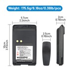 10pc Pmnn4071 Pmnn4071a Battery For Motorola Bearcom Bc130 Magone Bpr40 A8 Radio