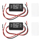 2 Pcs Flash Strobe Controllers - 12v-24v Gs-100a Led Flasher Brake Light Strobe