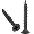 170pcs    1-1 2 Inch Drywall Screws  Black Wood Screws  Coarse Thread Sheetroc   
