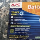 Apc Back-ups 750  Battery Backup    Surge Protector W  new Battery 