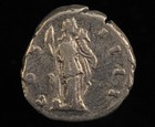 Roman Imperial Coins  Antoninus Pius  Silver Denarius Ar  Fortuna Standing 