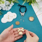 12pcs 3 Sizes Pin To Pendant Converter Brass Brooch Pendant Converters Golden An