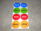 100 Stickers Classic Round Ebay Stickers 3  X 3    Office Supplies New  Unused  