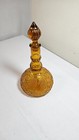 Vintage  tiara Sandwich  Pattern Decanter With Stopper