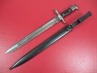 Span-am War Us Army M1892 Krag Rifle Bayonet 2nd Pat Scabbard - Dtd 1896 - Nice