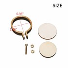 10pcs 20pcs Mini Embroidery Hoops Wooden Cross Stitch Round Frame Diy Hand Craft
