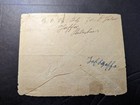 1924 Palestine Eef Overprint Postcard Cover Jaffa To Philadelphia Pa Usa