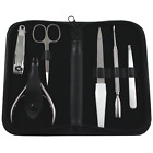 6 Pc Pedicure manicure Tools Set Nail File Clippers Cleaner Cuticle Pusher Kit 