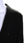 Drew Womens Black Double Breast Faux Pockets Long Sleeve Blazer Jacket Size M