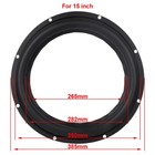 1pcs 15  Inch Audio Speaker Thickened Rubber Edge Surround Circle Repair Parts