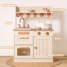 Play Kitchen  Wooden Kids Kitchen Playset For Kids With Realistic Design  Sin   