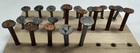 Lincoln Telephone   Telegraph Co  Date Nails - Set Of 21 Nails