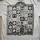 Vintage Mojowear Shirt Psychedelic Cartoon Comic Large White 1991 90s Art Rare