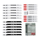 T-shank Jigsaw Blade Set With Casefor Wood   Metal - 22 Pieces