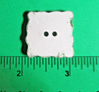 Vintage 7 8  Holly Berry Ceramic 2-hole Christmas Craft  Embellish Button-6 9