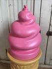 Blow Mold Giant Plastic Ice Cream Cone Strawberry  Swirl Safe T Cup Display 26   