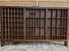 Antique Hamilton New Departure 32x19 5 Printer Type Tray Letterpress Drawer Case