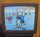 1999 Sony Trinitron 27  Crt Tv Kv-27v42 Retro Monitor With Stand