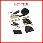 Endless Ratchet Tie Down Straps Heavy Duty Cargo Tie Downs  Durable Nylon Black