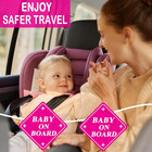 2 Pack Baby On Board Magnet For Car  Magnetic Safety Sign With Reflective  Stron