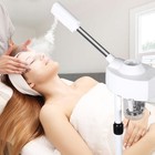 Professional Facial Steamer On Wheels Ionic Ozone With Hot Mist Function Stand