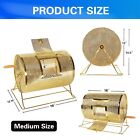 Medium Brass Raffle Ticket Drum lottery Cage Holds 5000 Tickets 200 Bingo Balls