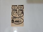 Saturday Night Fever Damien Omen Ii Jaws 2 Vtg Newspaper Clipping Movie Ad 1978