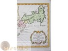 Japan Old Map Showing Korea  Taiwan  And China Coast By Bellin 1752 