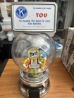Vintage Ford Gum Machine Co 1 Penny Bubble Gum Machine 1960 s Kiwanis
