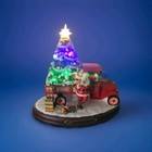 Bradford Exchange Cocacola Bringing Home The Tree Christmas Musical Collectible 