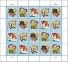 Coral Reefs Postcard Rate Sheet Of 20 Stamps