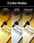 Flexible Rechargeable Led Book Light With 3 Light Modes Easy Clip Reading Lamp