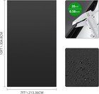 Hdpe Pond Liners 10x13ft 20 Mil Uv Resistant Easy Cutting Fish-safe Rubber