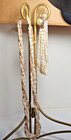 Vtg Multi-strand Freshwater Rice Pearl Necklace   Bracelet Set W ster Sil Clasps