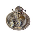 Pottery Barn Kids  Silver  Play Tea Set With Tray