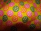 Vintage Plastic Lined Fabric Diaper Cover Flower Power Size X Large Nos