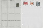 Ceylon Stamp Collection On 10 Pages  Neatly Identified  Jfz