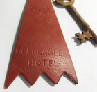 Vintage Gleneagles Scotland Hotel Key   Fob  376 Skeleton Key Golf Resorts Rare