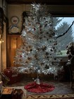 Aluminum Tree  7    Retro 1950s  Complete  Over 100 Pom Pom Branches   5000 