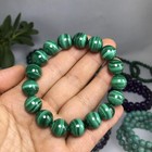 Natural Malachite Polish Stone Bracelets Crystal Ball Sphere Specimen 12mm 63g