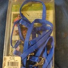 Premier Feather Tether Bird Harness   Leash Royal Blue Size Medium - Circa 1999