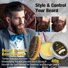 Beard Kit For Men Grooming   Care W 3 Pack Beard Oil  Wash  Balm  Comb  Brush