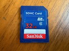 32g Class 4 Sandisk Sdhc Memory Card Choose Quantity Tested And Cleared