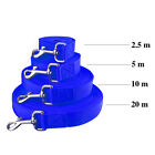 8 16 33 66ft Long Dog Tracking Leash Nylon Obedience Recall Training Lead Clips