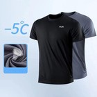 Men s Quick Dry Short Sleeve Gym Running Moisture Wicking Round Neck T-shi