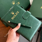      Rolex Green Executive Gift Set Pen Journal Umbrella Vip Luxury Rare