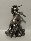 Unicorn Pewter Figurine Tudor Mint Myth Magic Scales Of Justice Rainbow Crystal